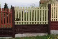 ozdobny płot betonowy
